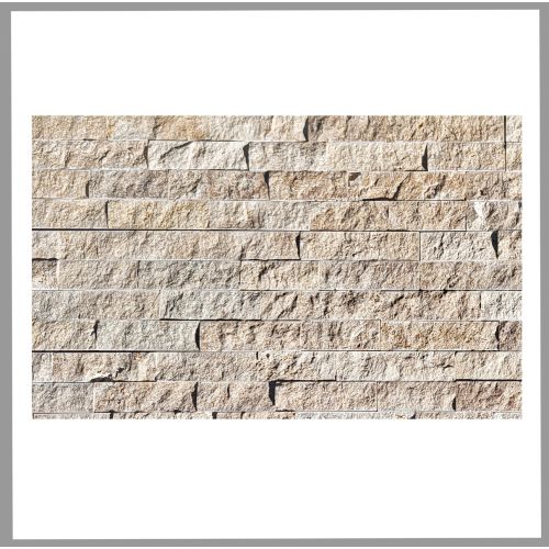 Travertin Walnut Wandverblender RS-W-013 als Z-Stone – Natursteinwand