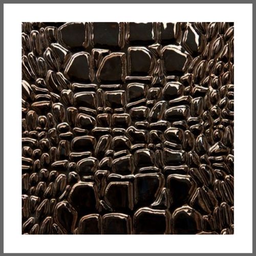 1 Fliese - Wand-Design - Design Fliesen - Alligator Ice Silver - Design Tiles