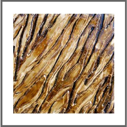 1 Fliese - Wand-Design - Design Fliesen - Ice Brown Zebra - Design Tiles