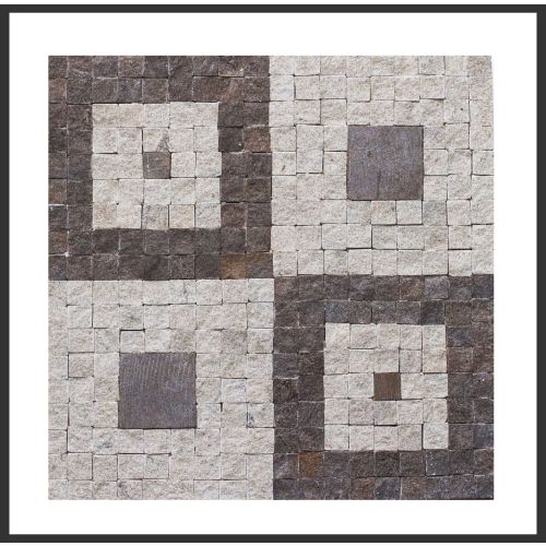1 Fliese - Wand-Design - Design Mosaik Fliesen - Living 046 - Wall-Design -