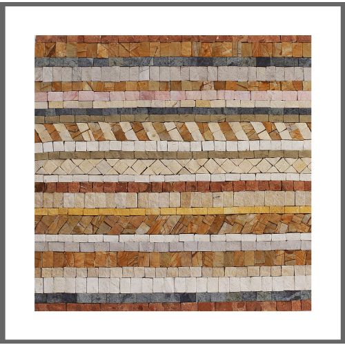 1 Fliese - Wand-Design - Ethno 036 - Mosaik Fliesen Design - Wall-Design