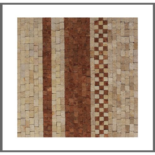 1 Fliese - Wand-Design - Ethno 058 - Mosaik Fliesen Design - Wall-Design