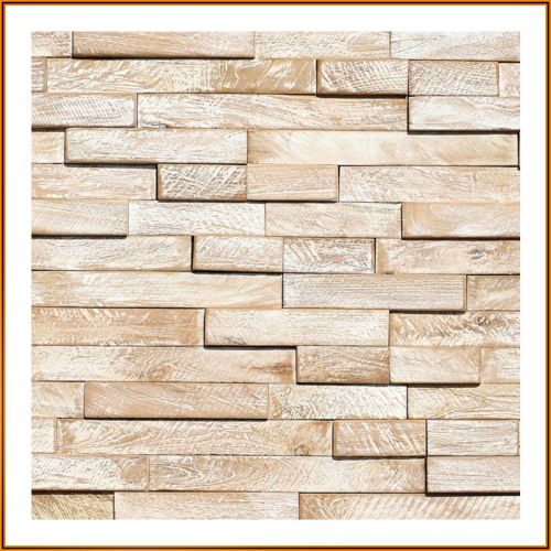 Wandpaneel aus recyceltem Teakholz in heller Farbgebung – stilvolle Wandverkleidung mit weißem Finish und natürlicher Holzmaserung.