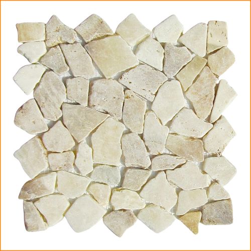 1 Mosaikfliese - M-011 - Topkapi Natursteinmosaik Bodenfliesen Wandfliesen