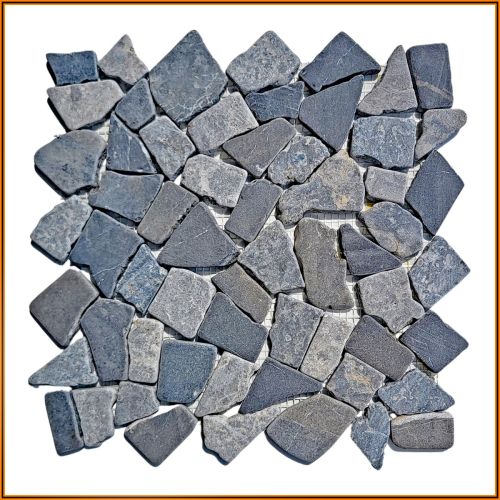 1 qm - M-014 - Mosaik - Fliesen - Bruchstein-Mosaik - Marmor-Mosaik
