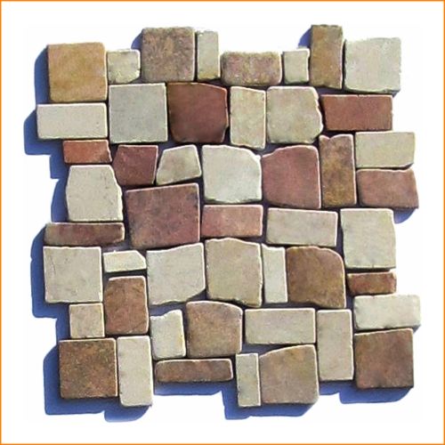 1 Mosaikfliese - M-017 - Naturstein Fliesen Badfliesen Designfliesen