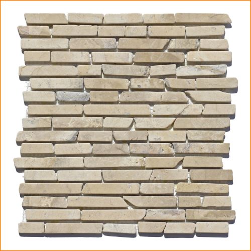 1 Mosaikfliese Marmor Gelb Wandfliesen Natursteinfliesen - ST-442 - 