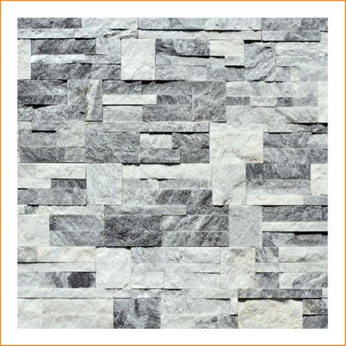 1 Muster - W-017 - Quarzit - Wandverkleidung - Steindesign - Naturstein-Mauer - Naturstein-Wand