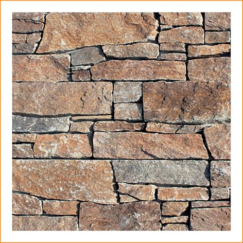 1 Muster - W-022 - Quarzit - Wandverblender - Steinwand - Wall-Design - Naturstein-Wand