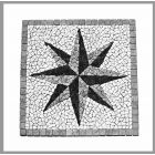 RO-007 - Marmor Mosaik Rosone - Mosaikfliesen - Wand-Design - Boden-Design - Naturstein