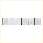 1 Bordüre - BO-113 - 30 x 5 cm - Marmormosaik - Bodenfliesen - Wandfliesen