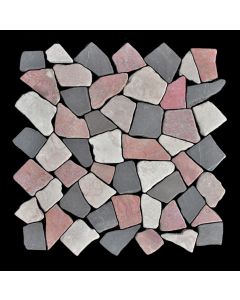 1 qm - M-015 - Mosaik - Fliesen - Bruchstein-Mosaik - Marmor-Mosaik