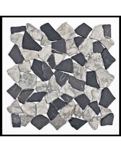 1 qm - M-014 - Mosaik - Fliesen - Bruchstein-Mosaik - Marmor-Mosaik