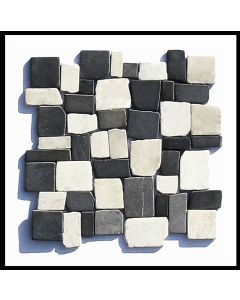 1 qm - M-016 - Mosaik - Natursteinfliesen - Bruchsteinmosaik - Marmormosaik