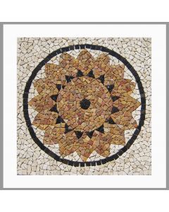 RO-003 - Marmor Rosone - Mosaik-Fliesen - Wand-Design - Boden-Design - Naturstein-Mosaik
