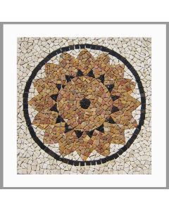 RO-003 - Marmor Rosone - Mosaik-Fliesen - Wand-Design - Boden-Design - Naturstein-Mosaik