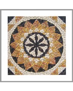 RO-004 - Marmor Rosone - Mosaik-Fliesen - Wand-Design - Boden-Design - Naturstein-Mosaik