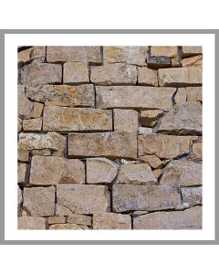 1 Muster - W-002 - Travertin - Wandverkleidung - Wanddesign - Steinwand - Naturstein - Wall-Design