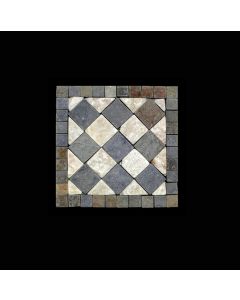 1 Fliese - Mosaik Fliesen Design - Quarzit Bado - Wand-Design - Boden-Design