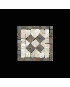 1 Fliese - Mosaik Fliesen Design - Quarzit Sedo - Wand-Design - Boden-Design