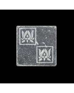 1 Fliese - Mosaik Fliesen Design - Black Limestone Mali Antik - Wand-Design - Boden-Design