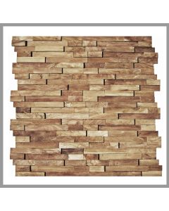 1 qm - HO-002 - Lewotolo - Teak-Holz - Wand-Verblender - Holz-Design - Holz-Verkleidung - Wand-Verkleidung -