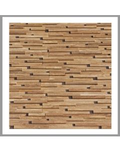 1 qm - HO-007 - Batur - Teak-Holz - Wand-Verblender - Holz-Design - Holz-Verkleidung - Wand-Verkleidung -