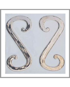 1 Fliese - Wand-Design - Design Fliesen - Weiß Silber Harve - Design Tiles