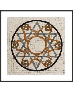 1 Fliese - Wand-Design - Naturstein Fliesen - Mosaik Design - Andalucia 066 - Design-Tiles
