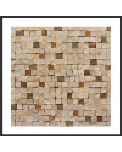 1 Fliese - Wand-Design - Naturstein Design - Living 051 - Wall-Design -
