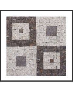 1 Fliese - Wand-Design - Design Mosaik Fliesen - Living 046 - Wall-Design -
