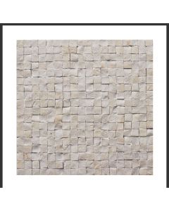 1 Fliese - Mosaifliesen Naturstein - Monochrom 018 - Design Mosaik Fliesen - Wand-Design