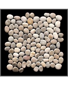 1 qm - SL-T122 - Indian Pearls - Kieselstein - Mosaik - Fliesen - Naturstein - Bodenbelag -