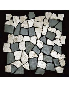 1 qm - SL-T129 - Mosaik - Natursteinfliesen - Bruchsteinmosaik - Marmormosaik