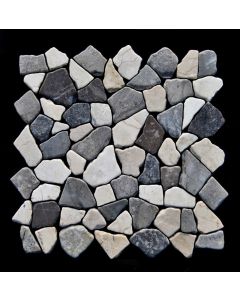 1 qm - M-009 - Mosaik - Naturstein - Fliesen - Marmor - Bruchsteinmosaik - Marmormosaik
