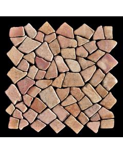 1 qm - M-002 - Mosaik - Naturstein - Fliesen - Marmor - Bruchsteinmosaik - Marmormosaik
