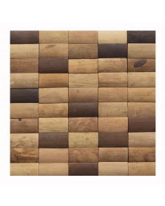 1 Fliese - BM-001- Andaman - Bambus - Mosaik-Fliesen - Wandpaneele - Holz Wandverkleidung - Bamboo-Mosaic