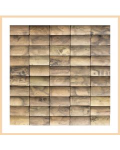 1 qm - BM-002 - Diego Garcia - Bambus - Mosaik - Fliesen - Holz-Design - Wand-Paneele - Wand-Verblender - Bamboo-Design - Bamboo-Mosaic