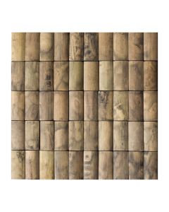 1 Fliese - BM-002 - Diego Garcia - Bambus - Mosaik-Fliesen - Wand-Design - Holz Wandverkleidung - Bambus-Design -  Bamboo-Mosaic