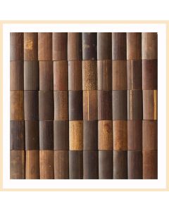 1 qm - BM-004 - Giava - Bambus - Mosaik - Fliesen - Holz-Design - Wand-Verblender - Wand-Paneele - Bamboo-Mosaic - Bamboo-Design