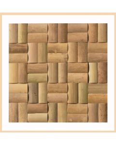 1 qm - BM-006 - Koh Phi Phi Don - Bambus - Mosaik - Fliesen - Holz-Design - Wand-Verblender - Paneele - Bamboo-Mosaic - Bamboo-Design