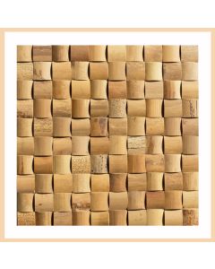 1 qm - BM-010 - Bazaruto - Bambus - Mosaik - Holz-Design - Wand-Paneele - Wand-Verblender - Design-Fliesen - Bamboo-Mosaic