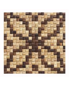 1 Rosone - BM-013 - Cerf - Bambus - Mosaikfliesen - Wandverblender - Wandfliesen - Bamboo Mosaic -