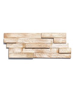 HO-012 - Kerinchi - Wanddesign - Wand-Verblender - Wandverkleidung - Teakholz - Echtholz Mosaik