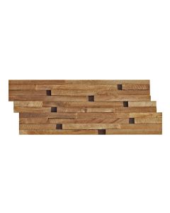 HO-007 - Batur - Wanddesign - Holz Verblender Wandverblender - Teakholz - Holz Mosaik