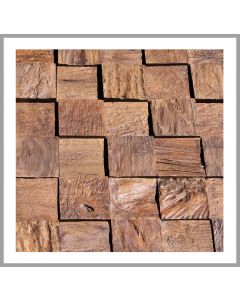 1 qm - HO-017 - Teak-Holz - Wand-Verblender - Holz-Design - Holz-Verkleidung - Wand-Verkleidung -