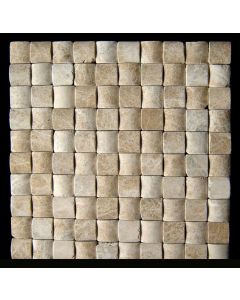 1 Fliese - LS-TMRM-08-001 - Travertin - Mosaik - Fliesen - Naturstein - Wand-Design - Wand-Verkleidung