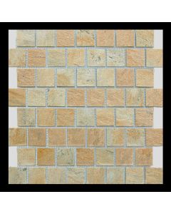 1 Fliese - MI-MO20QT02 - Quarzit - Naturstein - Mosaik - Fliesen - Wand-Design - Wand-Verkleidung - Boden-Design
