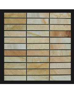 1 Fliese - MI-MO24QT02 - Quarzit - Naturstein - Mosaik - Fliesen - Wand-Design - Wand-Verkleidung - Boden-Design