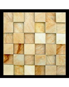 1 Fliese - MI-MO27QT02 - Quarzit - Naturstein - Mosaik - Fliesen - Wand-Design - Wand-Verkleidung - Boden-Design